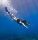 lady snorkeling